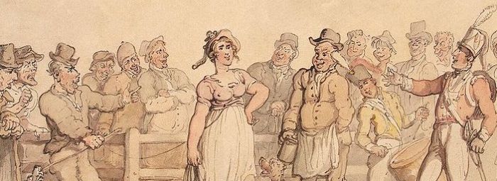 В Англии XIX века разводиться было дорого. Поэтому жен продавали на аукционе