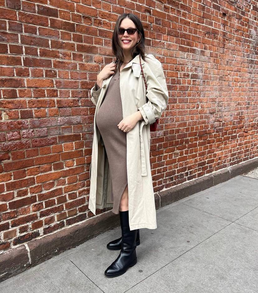 Модель Эмили ДиДонато поделилась своими образами на позднем сроке беременности
