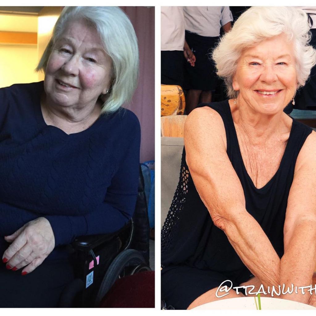 «Знакомьтесь – Джоан»: 73-летняя бабуля устала сидеть на диване и стала фитоняшкой