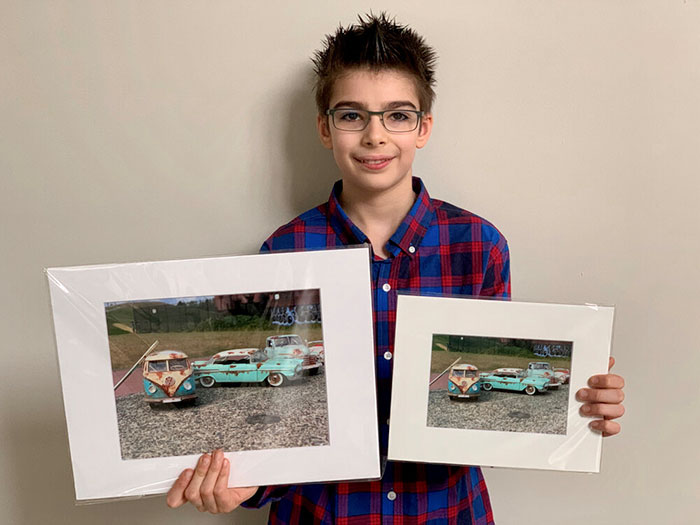 12-летний мальчик с аутизмом создал произведение искусства