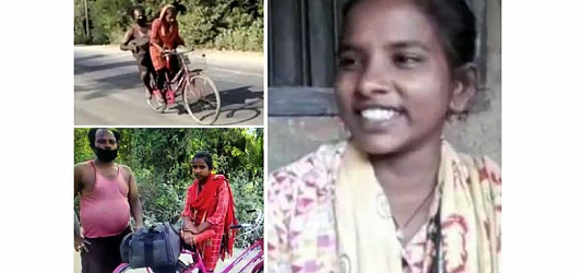 15-летняя девочка проехала 1200 км на велосипеде, чтобы доставить травмированного отца домой