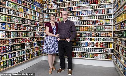 Британец за 39 лет брака накопил 9 000 пивных банок